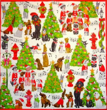 HUN-878 Hunde - 3-lagig - Caspari - CS